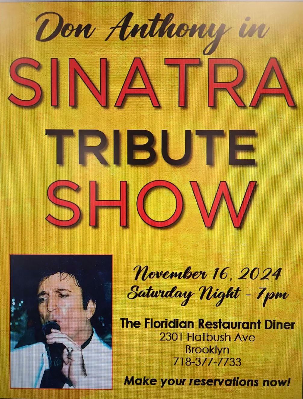 Sinatra Tribute Show